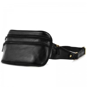 Sac Banane En Cuir Katana Noir Planetebag