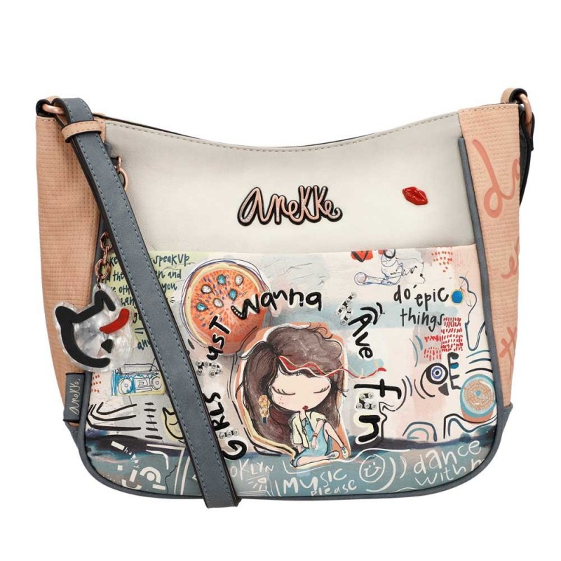 Sac Bandouli Re Femme Anekke Fun And Music Planetebag Com