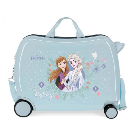 Valise trotteur La Reine des Neiges "Own your destiny" | Bagage ludique Disney princesse