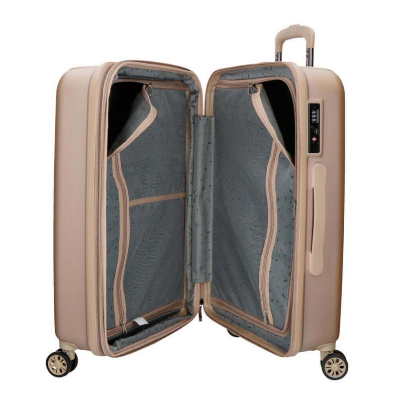 Valise extensible 65cm MOVOM Wood champagne