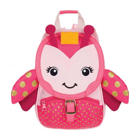 Sac à dos crèche Tann's "Coccinelle" rose | Petit sac maternelle fille original animal qualité marque française pas cher