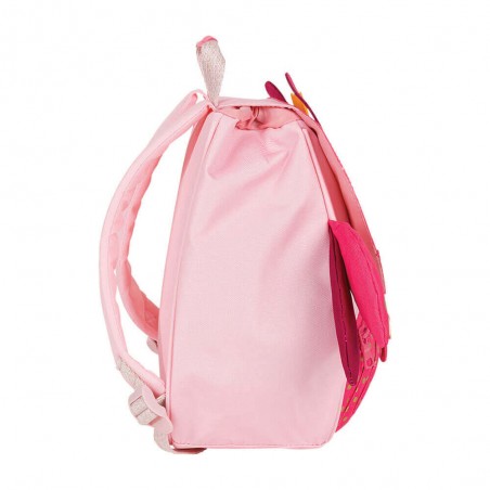 Sac à dos crèche Tann's "Coccinelle" rose | Petit sac maternelle fille original animal qualité marque française pas cher