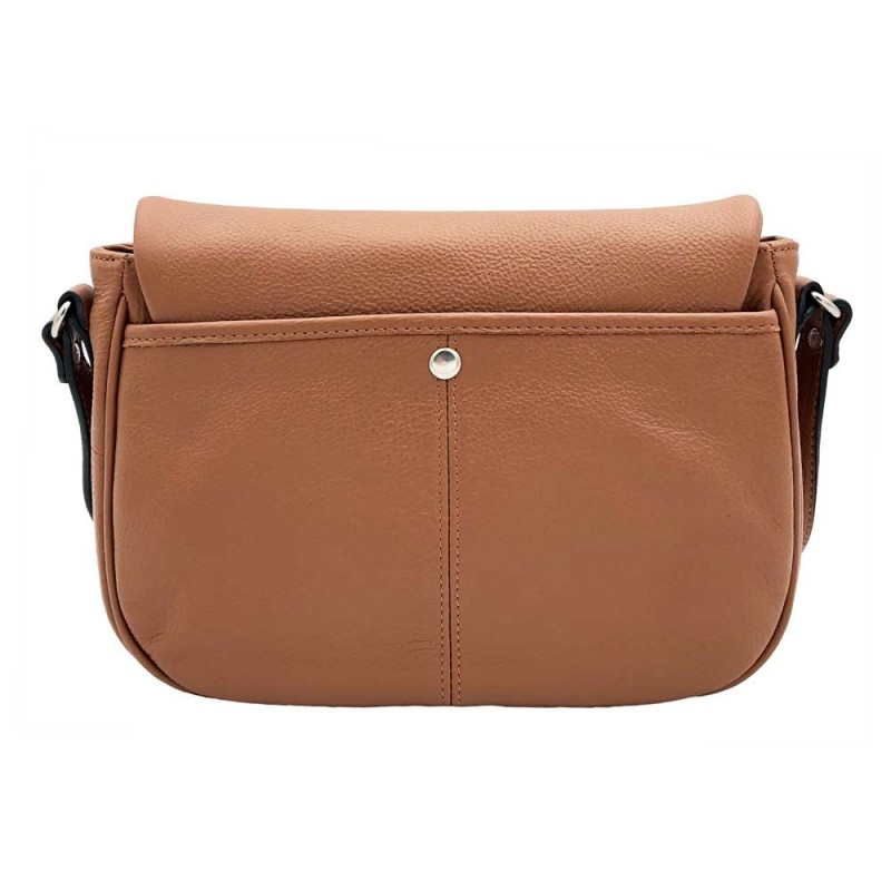 Cartable femme en cuir KATANA camel 