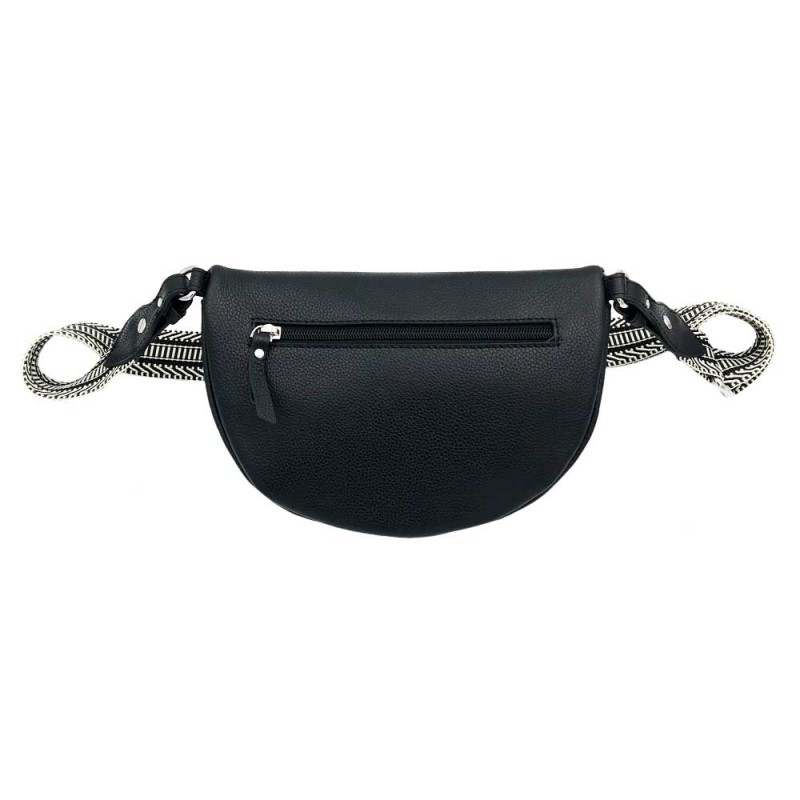 Banane femme en cuir KATANA Tendance noir 