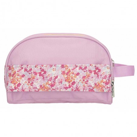 Trousse de toilette Pepe Jeans "Sandra" | Trousse de voyage fille femme 2 compartiments imprimé style Liberty