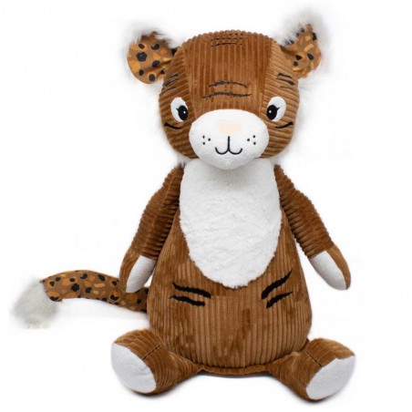 Peluche géante LES DÉGLINGOS "Spéculos le tigre" | Maxi peluche 70cm pas chère