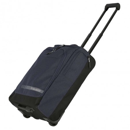 Sac de voyage à roulettes cabine TRAVELITE "Kick Off" anthracite | Valise souple petit format pas chère