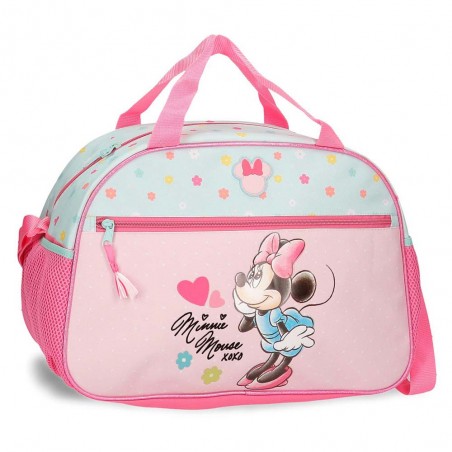 Sac de voyage fille DISNEY Minnie "Imagine" rose | Bagage enfant original pas cher