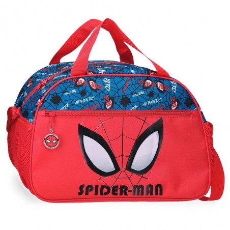 Sac de voyage garçon MARVEL Spiderman Authentic rouge/bleu | Bagage enfant original pas cher