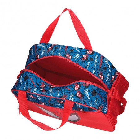 Sac de voyage garçon MARVEL Spiderman Authentic rouge/bleu | Bagage enfant original pas cher