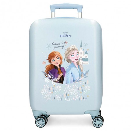Valise enfant Disney La Reine des Neiges Believe in the journey | Petit bagage fille princesse 50cm vol low cost pas cher