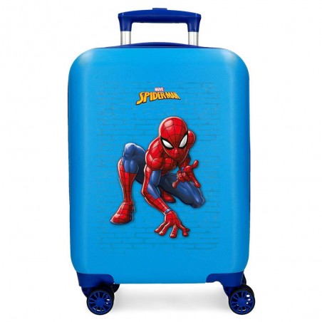 Valise enfant Marvel Spiderman "Vigilant" | Petit bagage garçon 50cm vol low cost pas cher