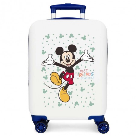 Valise enfant Disney Mickey "Best friends together" | Petit bagage garçon 50cm vol low cost pas cher
