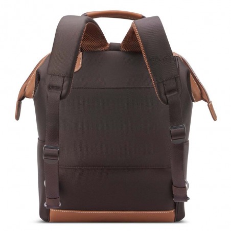 DELSEY | Sac à dos femme "Chatelet Air 2.0" marron | Sac PC 14 pouces haute qualité