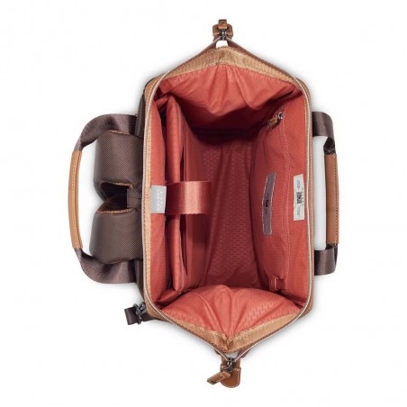 DELSEY | Sac à dos femme "Chatelet Air 2.0" marron | Sac PC 14 pouces haute qualité