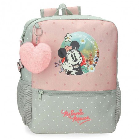 DISNEY | Sac à dos maternelle Minnie "Wild Nature" | Sac d'école fille dessin animé