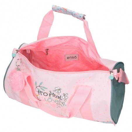 Sac de voyage fille ENSO "Tropical Love" | Sac sport loisirs enfant original pas cher