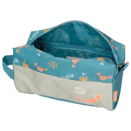 Trousse de toilette enfant ENSO "Mr Crab" | Trousse de voyage décor original garçon fille