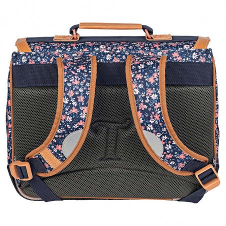 Cartable Tann's 35cm "Ava" multicolore | Motif fleuri style Liberty | Sac scolaire fille classe CP pas cher