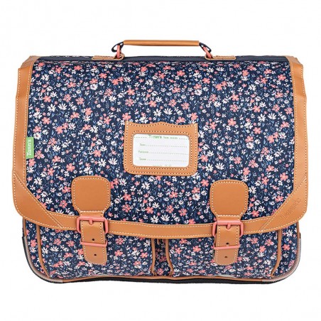 Cartable Tann's 41cm "Ava" multicolore imprimé fleuri style Liberty | Sac scolaire fille CM1 CM2 pas cher