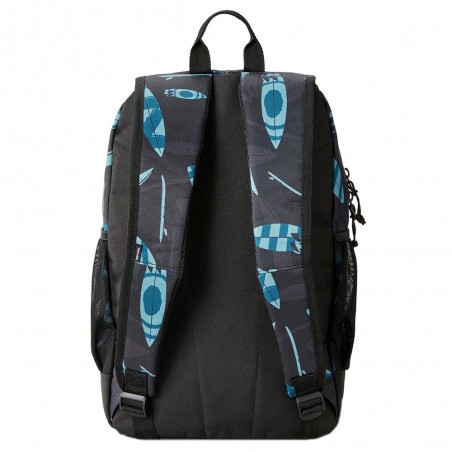 RIP CURL | Sac à dos "Posse" mid 22L imprimé surf noir/bleu | Sac junior scolaire loisirs