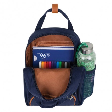 Sac à dos maternelle XS Tann's x Cyrillus Côme bleu | Sac scolaire garçon édition limitée