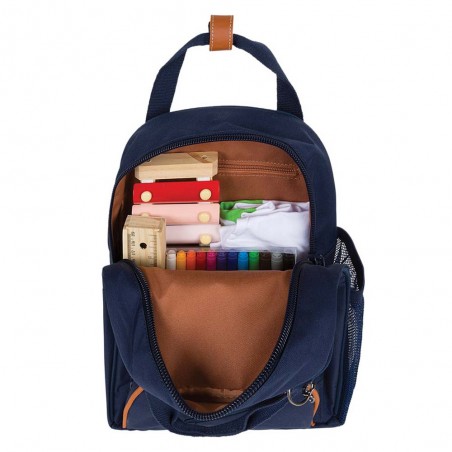 Sac à dos maternelle XS Tann's x Cyrillus Côme bleu | Sac scolaire garçon édition limitée