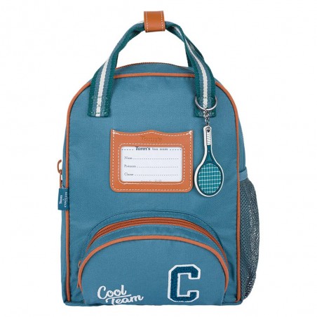 Sac à dos maternelle XS Tann's x Cyrillus Côme bleu | Sac scolaire garçon édition limitée