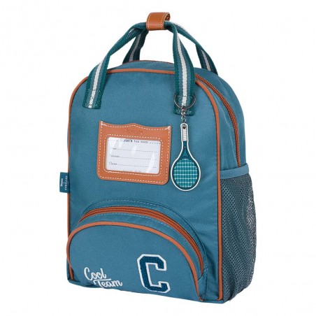 Sac à dos maternelle XS Tann's x Cyrillus Côme bleu | Sac scolaire garçon édition limitée