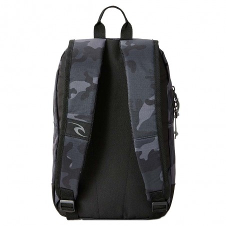 RIP CURL | Sac à dos "Posse" small 15L imprimé camouflage noir gris | Sac enfant scolaire loisirs