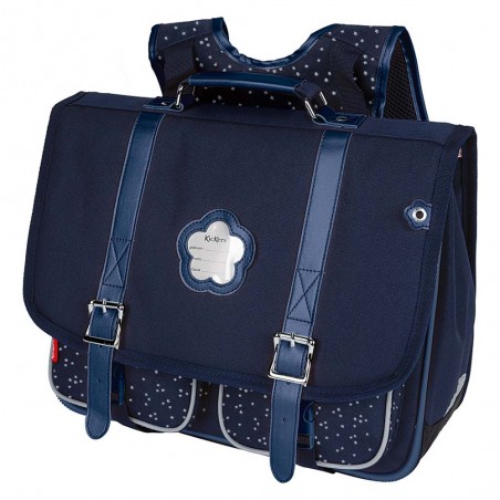 Kickers | Cartable fille 38cm "Classic Girl" bleu marine | Sac scolaire CP CE1 CE2 qualité pas cher