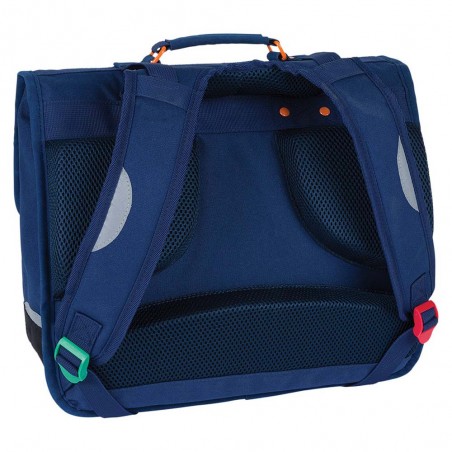 Kickers | Cartable garçon 38cm "Fantasy Boy" bleu | Sac scolaire CP CE1 CE2 qualité pas cher