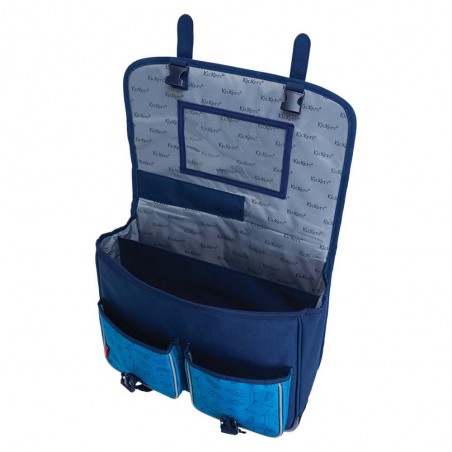 Kickers | Cartable garçon 38cm "Fantasy Boy" bleu | Sac scolaire CP CE1 CE2 qualité pas cher