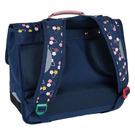 Kickers | Cartable fille 38cm "Fantasy Girl" imprimé fruits | Sac scolaire CP CE1 CE2 qualité pas cher