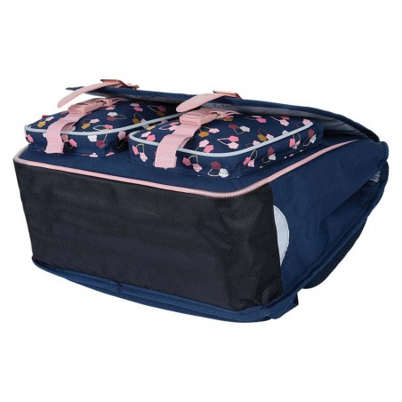 Kickers | Cartable fille 38cm "Fantasy Girl" imprimé fruits | Sac scolaire CP CE1 CE2 qualité pas cher