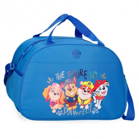 Sac de voyage enfant Pat Patrouille "The playful outdoors" bleu | Bagage garçon dessin animé pas cher