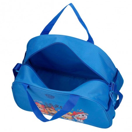 Sac de voyage enfant Pat Patrouille "The playful outdoors" bleu | Bagage garçon dessin animé pas cher