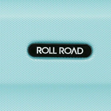 Roll Road | Valise cabine petit format "Flex" bleu ciel | Valise vol low cost Ryanair Easyjet pas cher