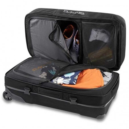 DAKINE | Sac de voyage à roulettes "Split Roller" 110L sunset bloom | Valise trolley grand volume haute qualité style baroudeur