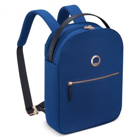 DELSEY | Sac à dos femme "Securstyle" 13" bleu foncé | Sac ordinateur élégant pas cher