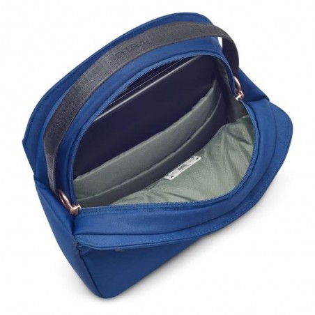 DELSEY | Sac à dos femme "Securstyle" 13" bleu foncé | Sac ordinateur élégant pas cher