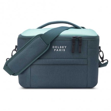 DELSEY Paris | Vanity case "Brochant 2.0" vert | Beauty case tissu haute qualité