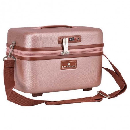 Vanity case SNOWBALL "Champs Elysées" rose gold | Beauty case femme style élégant et sécurisé