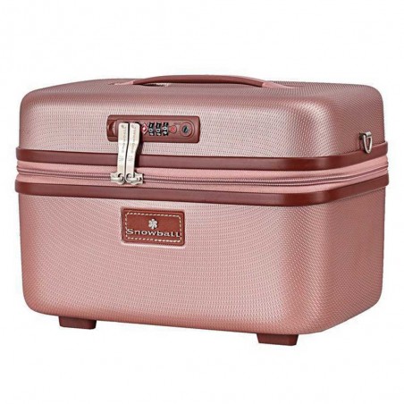 Vanity case SNOWBALL "Champs Elysées" rose gold | Beauty case femme style élégant et sécurisé