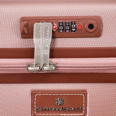 Vanity case SNOWBALL "Champs Elysées" rose gold | Beauty case femme style élégant et sécurisé