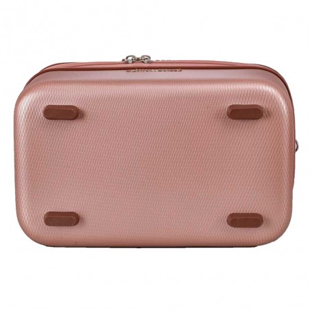 Vanity case SNOWBALL "Champs Elysées" rose gold | Beauty case femme style élégant et sécurisé