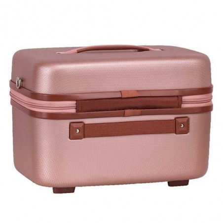 Vanity case SNOWBALL "Champs Elysées" rose gold | Beauty case femme style élégant et sécurisé