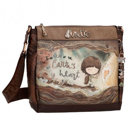 Anekke | Sac bandoulière 3 cpts collection Core | Sac femme porté croisé pas cher