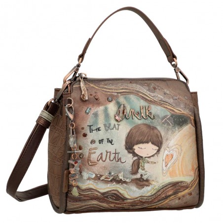 Anekke | Sac 2 anses petit format collection Core | Sac femme porté main avec bandoulière original