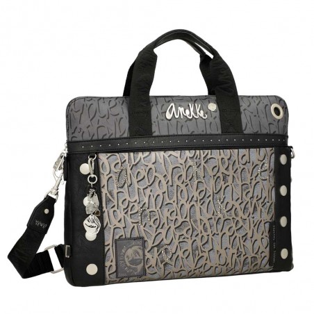 Anekke | Porte-documents PC femme "Crust" | Sacoche ordinateur 15 pouces originale